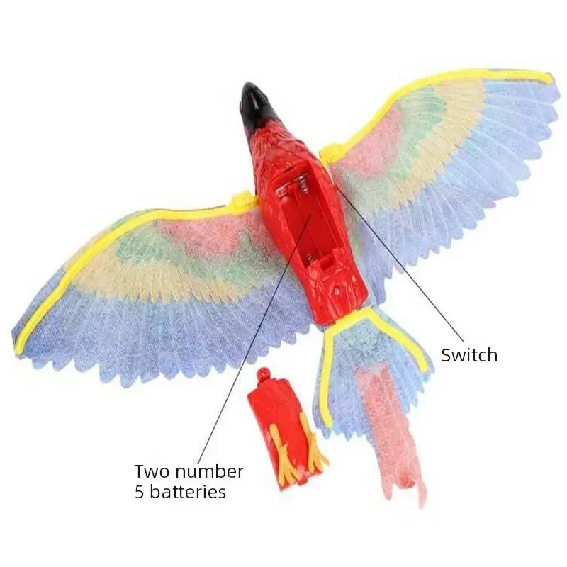 Papagaio Elétrico Giratório: Brinquedo Interativo para Gatos