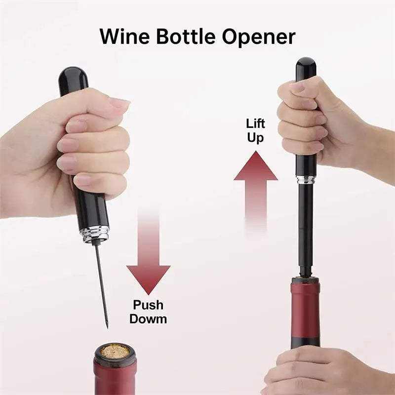 WineMaster Pro: Abridor de Vinhos com Tecnologia de Pressão de Ar